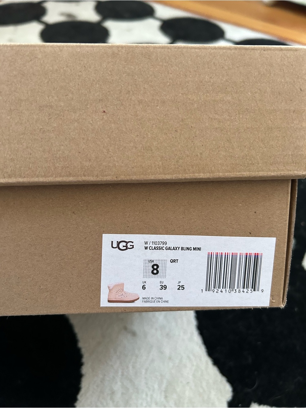NWT UGG Classic Galaxy Bling Mini Boots - Picture 5 of 5